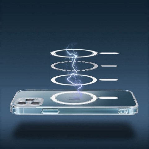 Etui na Samsung S25 PLUS Clear Mag Cover (Str) zgodne z MagSafe transparentne