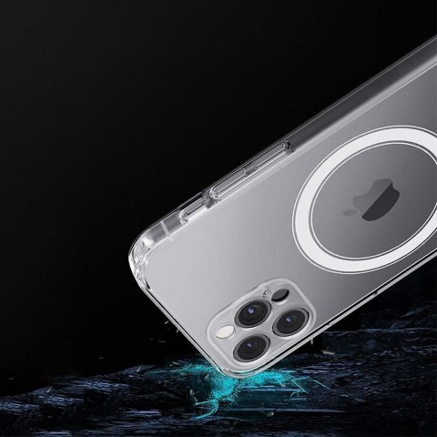 Etui na Samsung S25 PLUS Clear Mag Cover (Str) zgodne z MagSafe transparentne