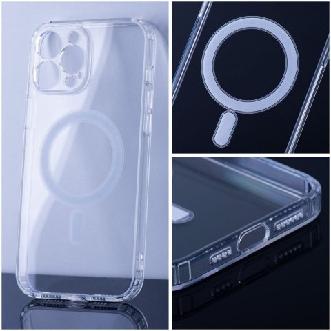 Etui na Samsung S25 PLUS Clear Mag Cover (Str) zgodne z MagSafe transparentne