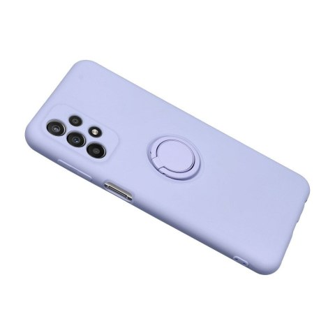 Etui na Samsung S25 PLUS Silicone Ring fioletowe