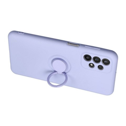 Etui na Samsung S25 Silicone Ring fioletowe