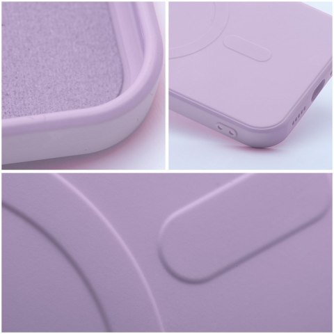 Etui na Samsung S25 ULTRA Silicone Mag Cover zgodne z MagSafe (camera protection) różowe
