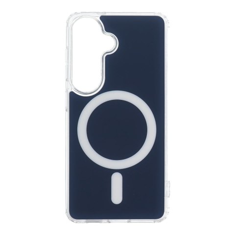 Etui na Samsung S26 Clear Fusion Mag Cover zgodne z MagSafe granatowe