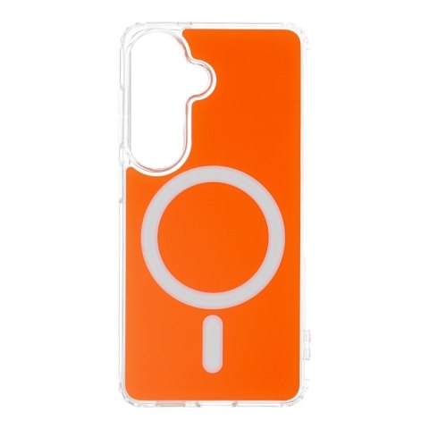 Etui na Samsung S26 Clear Fusion Mag Cover zgodne z MagSafe hermes orange