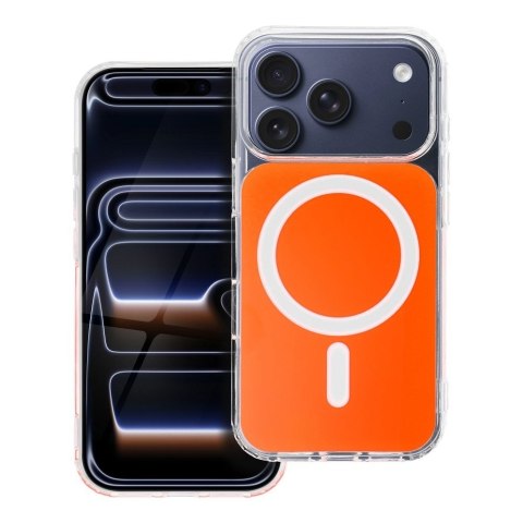 Etui na Samsung S26 Clear Fusion Mag Cover zgodne z MagSafe hermes orange