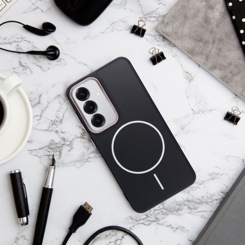 Etui na Samsung S26 Frame Mag Cover zgodne z MagSafe czarne