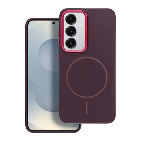 Etui na Samsung S26 Frame Mag Cover zgodne z MagSafe fioletowe