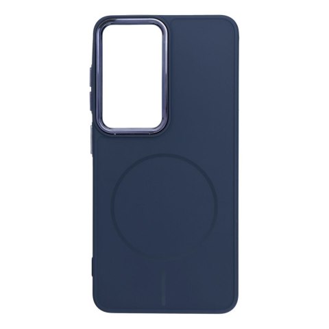 Etui na Samsung S26 Frame Mag Cover zgodne z MagSafe granatowe
