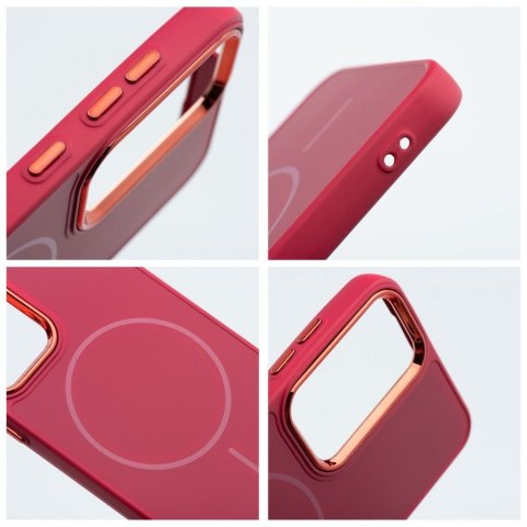 Etui na Samsung S26 Frame Mag Cover zgodne z MagSafe magenta