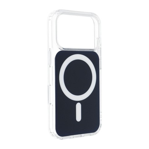 Etui na Samsung S26 PLUS Clear Fusion Mag Cover zgodne z MagSafe granatowe