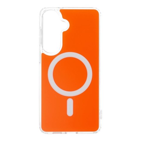 Etui na Samsung S26 PLUS Clear Fusion Mag Cover zgodne z MagSafe hermes orange
