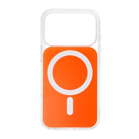 Etui na Samsung S26 PLUS Clear Fusion Mag Cover zgodne z MagSafe hermes orange