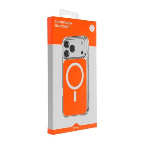 Etui na Samsung S26 PLUS Clear Fusion Mag Cover zgodne z MagSafe hermes orange