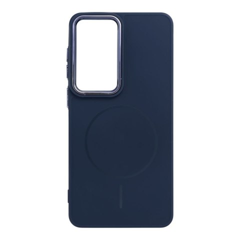 Etui na Samsung S26 PLUS Frame Mag Cover zgodne z MagSafe granatowe