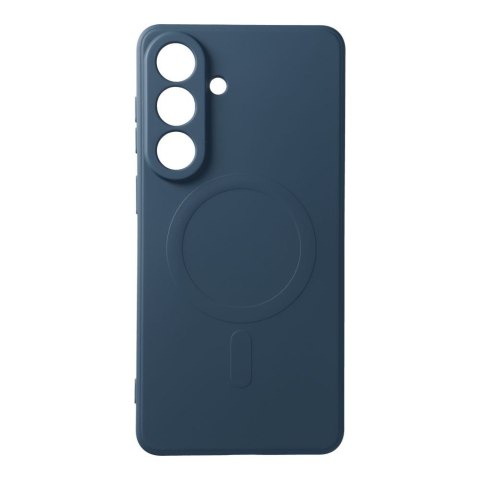 Etui na Samsung S26 PLUS Silicone Mag Cover zgodne z MagSafe (camera protection) niebieskie