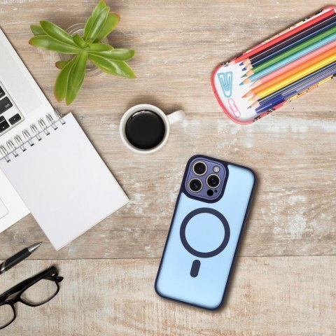 Etui na Samsung S26 PLUS Variete Mag Cover zgodne z MagSafe granatowe