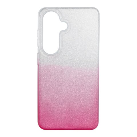 Etui na Samsung S26 Shining transparentne różowe