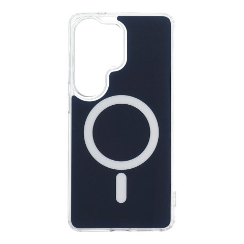Etui na Samsung S26 ULTRA Clear Fusion Mag Cover zgodne z MagSafe granatowe