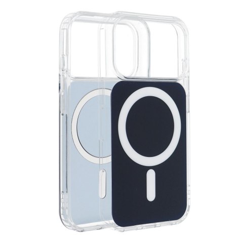 Etui na Samsung S26 ULTRA Clear Fusion Mag Cover zgodne z MagSafe granatowe