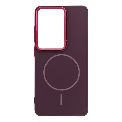 Etui na Samsung S26 ULTRA Frame Mag Cover zgodne z MagSafe fioletowe