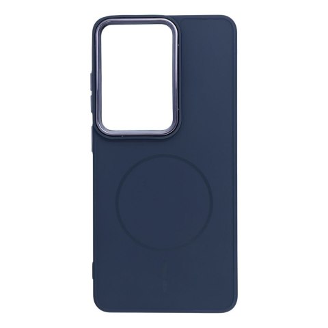 Etui na Samsung S26 ULTRA Frame Mag Cover zgodne z MagSafe granatowe