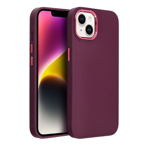 Etui na Xiaomi Redmi 13C / Poco C65 Frame fioletowe