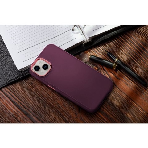 Etui na Xiaomi Redmi 13C / Poco C65 Frame fioletowe