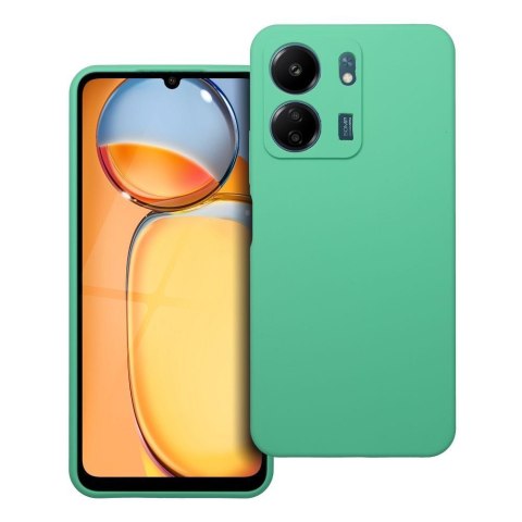 Etui na Xiaomi Redmi 13C Silicone 2mm (camera protection) miętowe