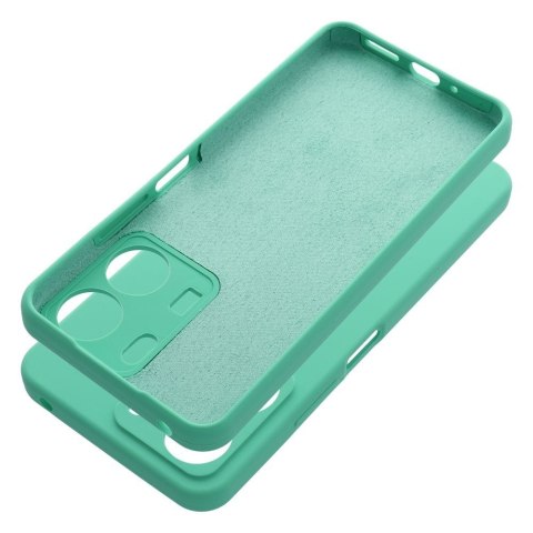 Etui na Xiaomi Redmi 13C Silicone 2mm (camera protection) miętowe