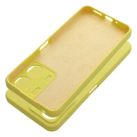 Etui na Xiaomi Redmi 13C Silicone 2mm (camera protection) zółte