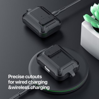 Etui na słuchawki Dux Ducis PECO do AirPods 3 ochronne typu armor czarne