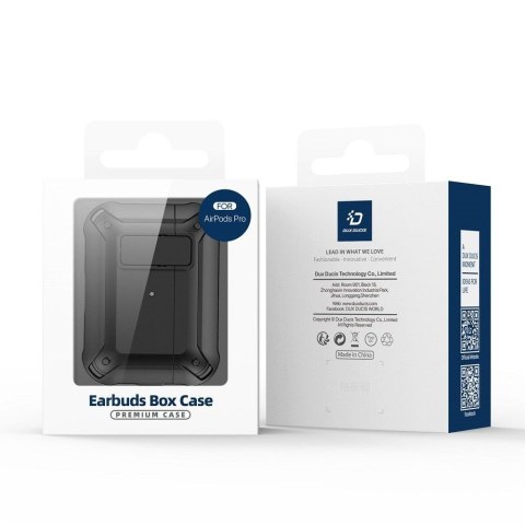 Etui na słuchawki Dux Ducis PECO do AirPods 3 ochronne typu armor czarne