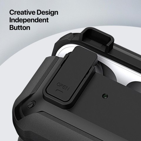 Etui na słuchawki Dux Ducis PECO do AirPods 3 ochronne typu armor czarne