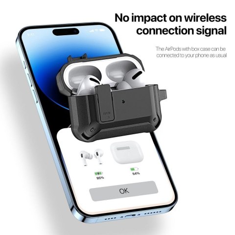 Etui na słuchawki Dux Ducis PECO do AirPods 3 ochronne typu armor czarne