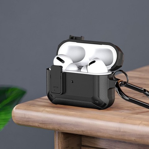Etui na słuchawki Dux Ducis PECO do AirPods 3 ochronne typu armor czarne