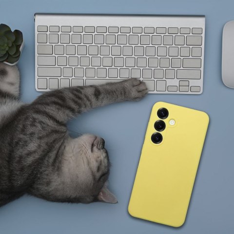 Etui na Xiaomi Redmi 15 4G / 15 5G Silicone 2mm (camera protection) zółte
