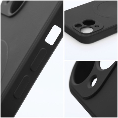 Etui na Xiaomi Redmi 15 4G / 5G (171,1mm) Silicone Mag Cover zgodne z MagSafe (camera protection) czarne