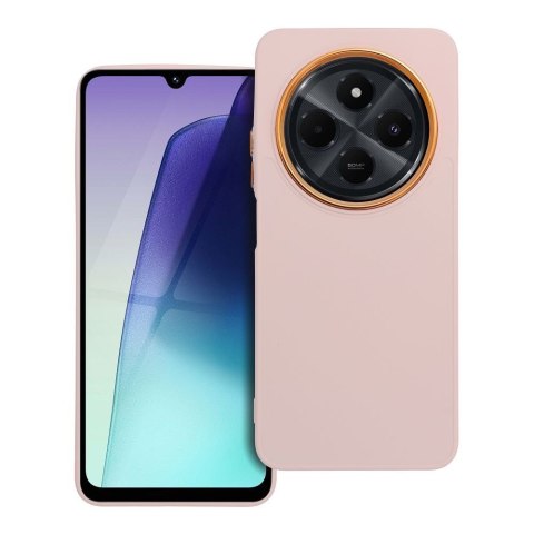 Etui na Xiaomi Redmi 17C 4G / 14C 4G / 14C 5G / Poco C75 4G Frame pudrowy róż