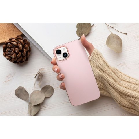 Etui na Xiaomi Redmi 17C 4G / 14C 4G / 14C 5G / Poco C75 4G Frame pudrowy róż