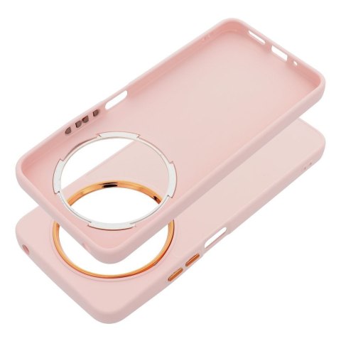 Etui na Xiaomi Redmi 17C 4G / 14C 4G / 14C 5G / Poco C75 4G Frame pudrowy róż