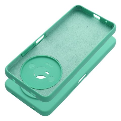 Etui na Xiaomi Redmi A3 4G Silicone 2mm (camera protection) miętowe