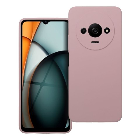 Etui na Xiaomi Redmi A3 4G Silicone 2mm (camera protection) pudrowy róż