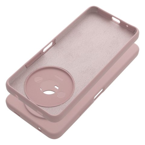 Etui na Xiaomi Redmi A3 4G Silicone 2mm (camera protection) pudrowy róż