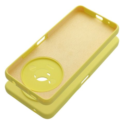 Etui na Xiaomi Redmi A3 4G Silicone 2mm (camera protection) zółte