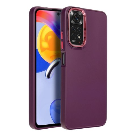 Etui na Xiaomi Redmi Note 11 / 11S Frame fioletowe