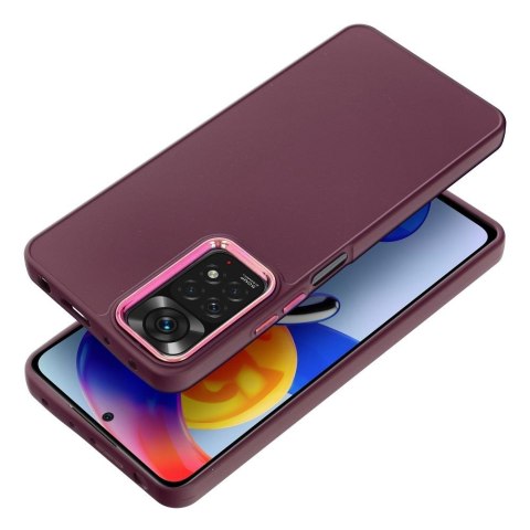 Etui na Xiaomi Redmi Note 11 / 11S Frame fioletowe