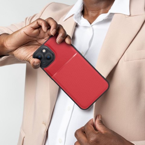 Etui na Xiaomi Redmi Note 14 4G (GLOBAL - 163,25mm x 76,55mm x 8,16mm) Noble czerwone