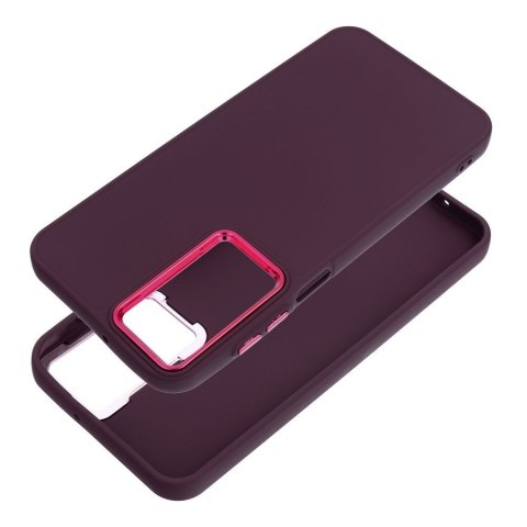 Etui na Xiaomi Redmi Note 14 4G (GLOBAL - 164,84mm x 78,15mm x 8,16mm) Frame fioletowe
