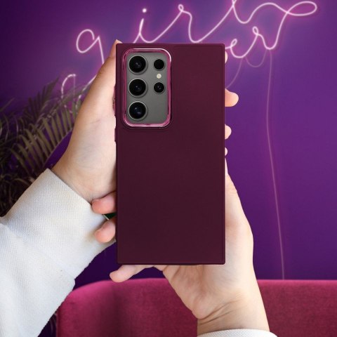 Etui na Xiaomi Redmi Note 14 4G (GLOBAL - 164,84mm x 78,15mm x 8,16mm) Frame fioletowe