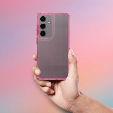 Etui na Xiaomi Redmi Note 14 5G Matrix Clear pudrowy róż